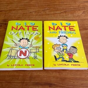 2 x Big Nate Softcover books